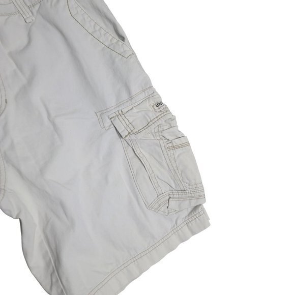 Union Bay Mens Size 40 Light Tan Cargo Shorts‎ 6 Pockets - Picture 3 of 7